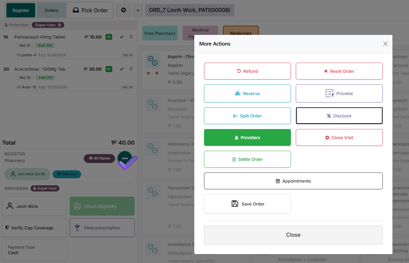 Applying a line-item discount