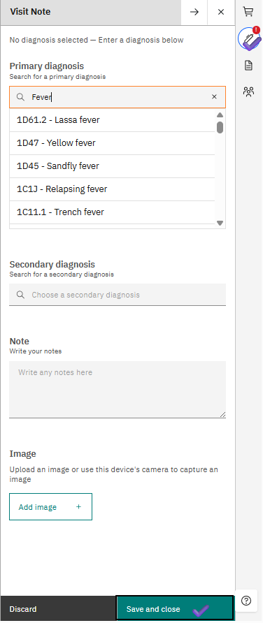 Diagnosis tracking